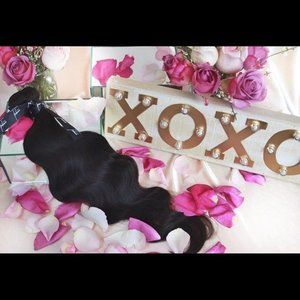 High Quality Human Hair Extensions 1B Body Wave  26" inches 2 bundles 200g